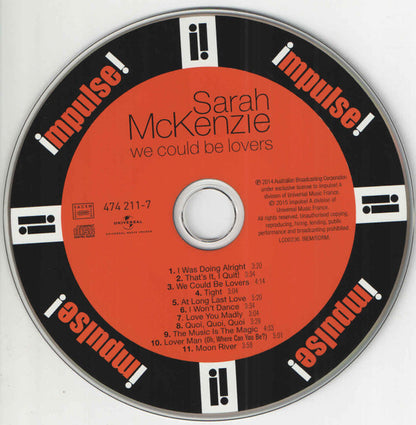Sarah McKenzie (3) : We Could Be Lovers (CD, Album)
