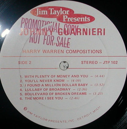 Johnny Guarnieri : Johnny Guarnieri Playing Harry Warren (LP)