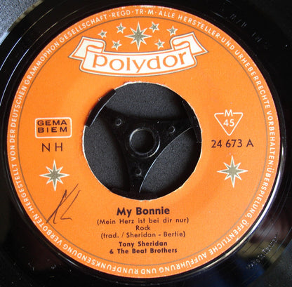 Tony Sheridan & The Beat Brothers (2) : My Bonnie (Mein Herz Ist Bei Dir Nur) (7", Single, Mono)