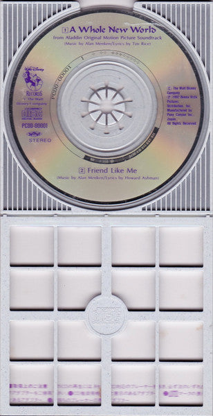 Brad Kane And Lea Salonga : A Whole New World (Aladdin's Theme) (CD, Mini, Single)