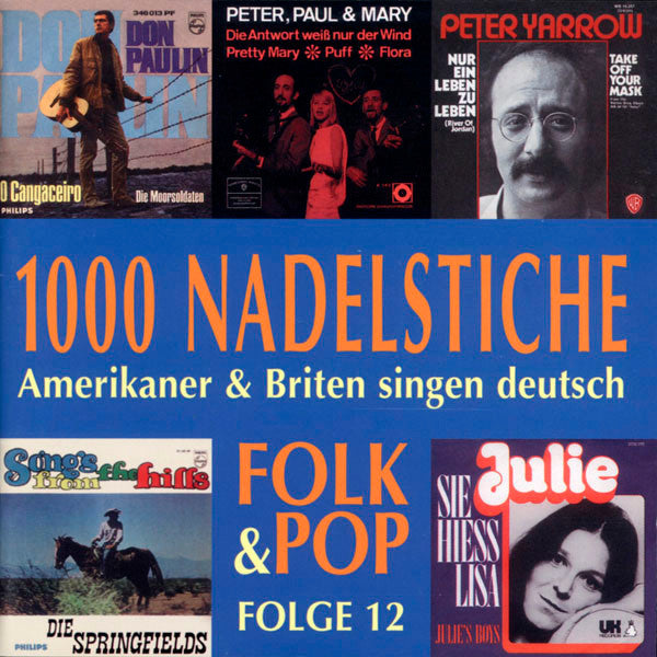 Various : 1000 Nadelstiche - Amerikaner & Briten Singen Deutsch - Folge 12 (Folk & Pop) (CD, Comp)