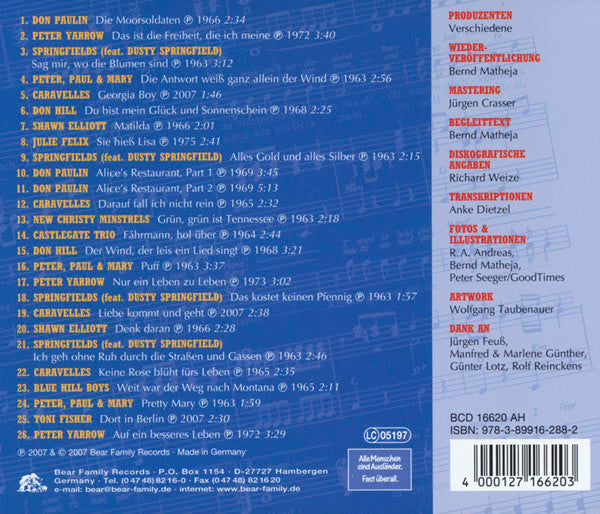 Various : 1000 Nadelstiche - Amerikaner & Briten Singen Deutsch - Folge 12 (Folk & Pop) (CD, Comp)