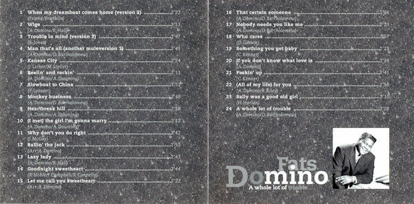 Fats Domino : Original ABC Paramount Recordings, Volume 2 - A Whole Lot Of Trouble (CD, Comp)