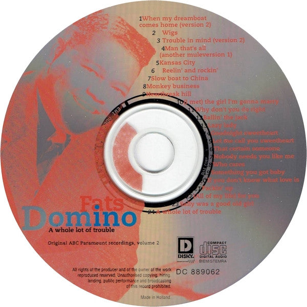 Fats Domino : Original ABC Paramount Recordings, Volume 2 - A Whole Lot Of Trouble (CD, Comp)