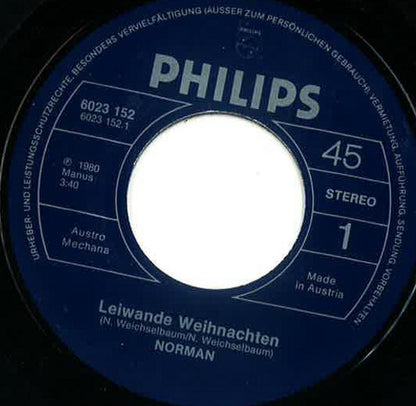 Norman Weichselbaum : Leiwande Weihnachten (7", Single)