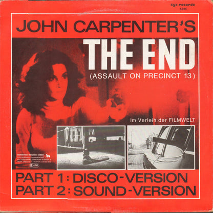 The Splash Band : John Carpenter's The End (Assault On Precinct 13) (12")