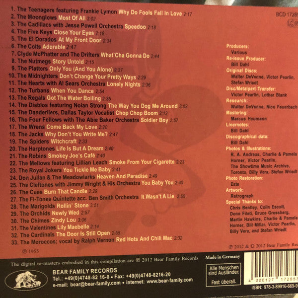 Various : Street Corner Symphonies - The Complete Story Of Doo Wop, Volume 7 : 1955 (CD, Comp, RM)