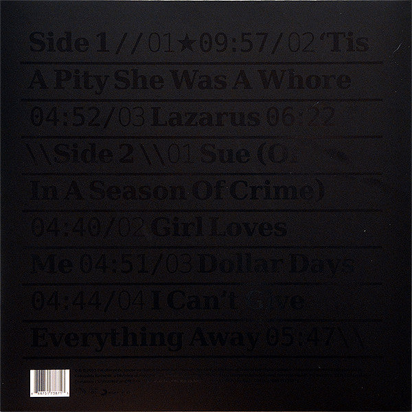 David Bowie : ★ (Blackstar) (LP, Album, MPO)