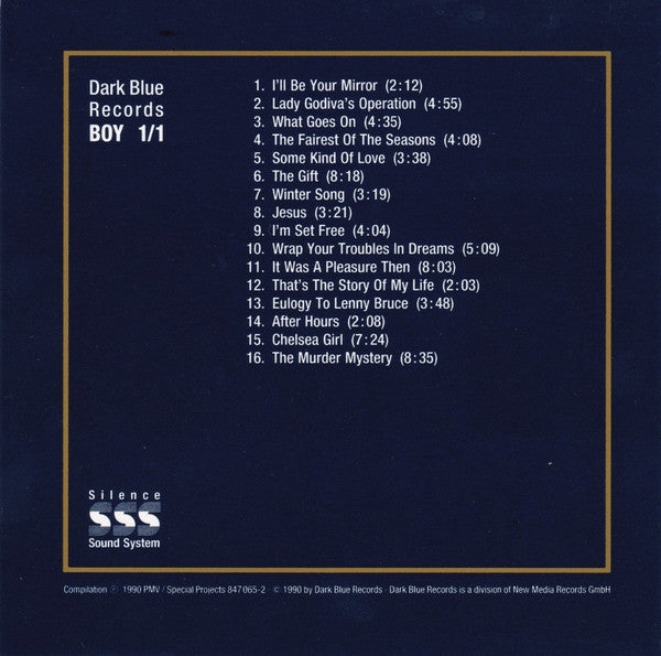 The Velvet Underground & Nico (3) : The Best Of Yesteryear Vol. 01 (CD, Comp, Ltd, RM)