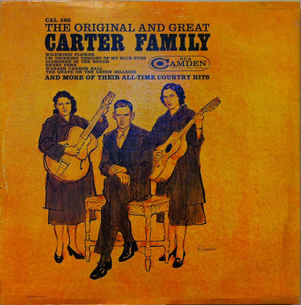 The Carter Family : The Original And Great Carter Family (LP, Album, Comp, Mono, RE)