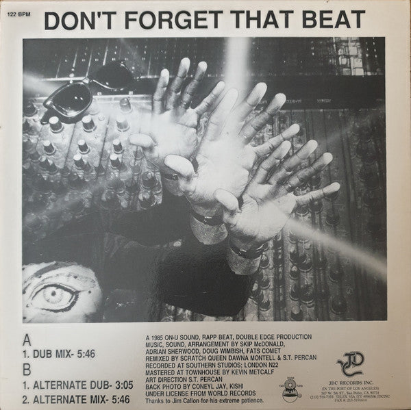 Doug Wimbish Featuring Fats Comet : Don't Forget That Beat (12")