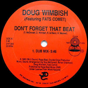 Doug Wimbish Featuring Fats Comet : Don't Forget That Beat (12")