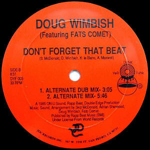 Doug Wimbish Featuring Fats Comet : Don't Forget That Beat (12")