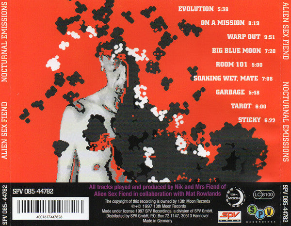 Alien Sex Fiend : Nocturnal Emissions (CD, Album)