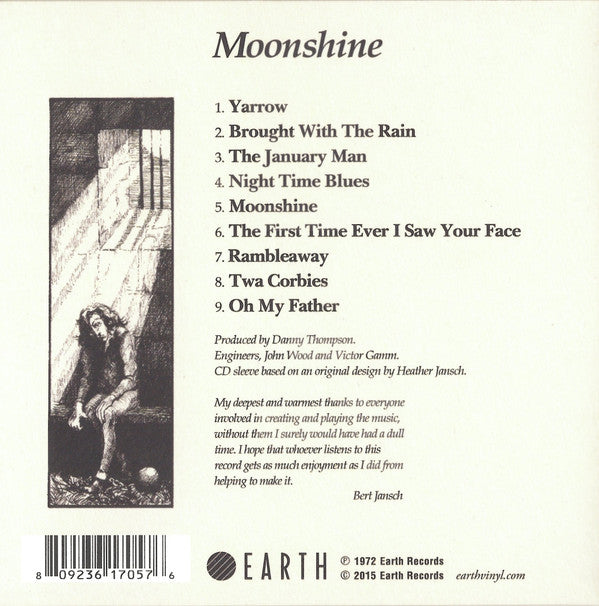 Bert Jansch : Moonshine (CD, Album, RE)
