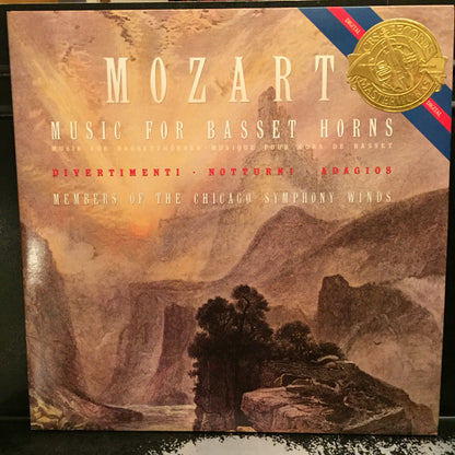 Mozart* - Members Of The Chicago Symphony Winds* : Music For Basset Horns (2xLP)