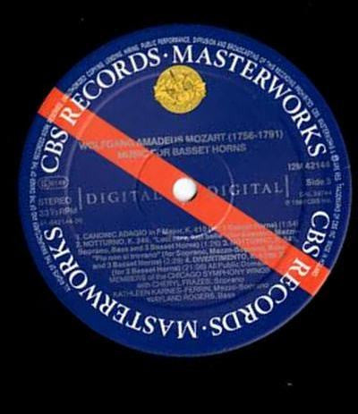 Mozart* - Members Of The Chicago Symphony Winds* : Music For Basset Horns (2xLP)