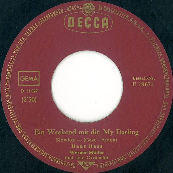 Hans Hass Jr. : Miss Tippletown (7", Single)