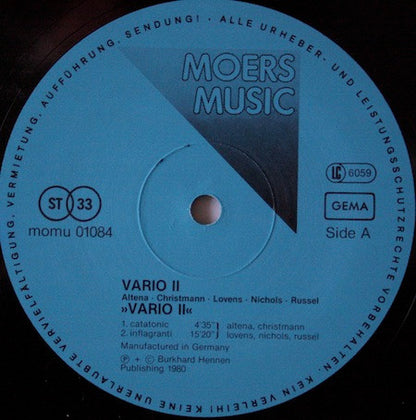 Vario II : Vario II (LP)