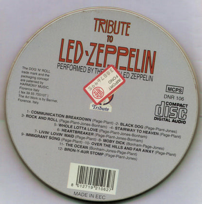 They Play Led Zeppelin : Tribute To Led Zeppelin (CD, Tin)