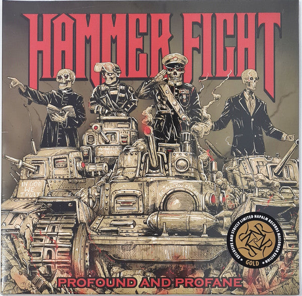 Hammer Fight : Profound And Profane (LP, Album, Ltd, Gol)