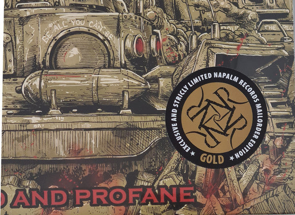 Hammer Fight : Profound And Profane (LP, Album, Ltd, Gol)