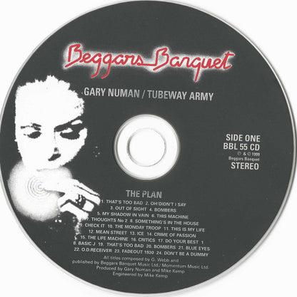 Gary Numan / Tubeway Army : The Plan (CD, Comp, RM)