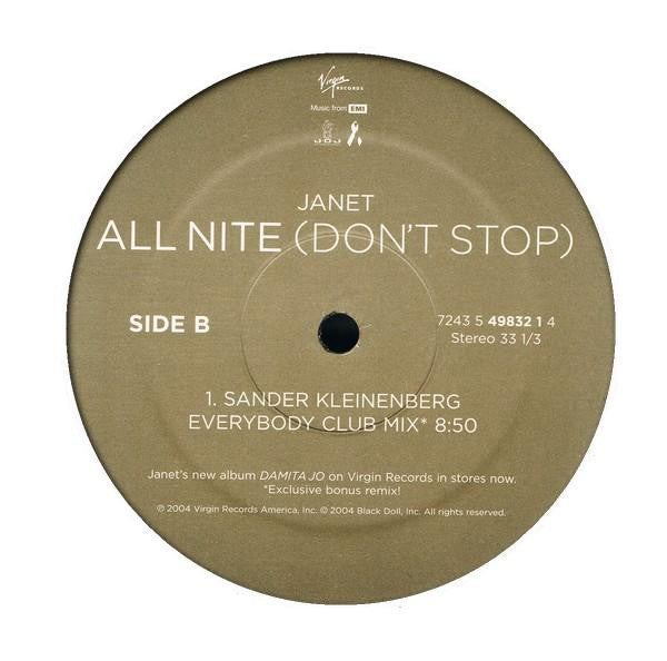 Janet* : All Nite (Don't Stop) (12")