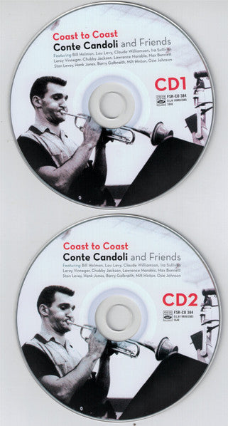 Conte Candoli And Friends : Coast To Coast  (2xCD, Comp, RE)