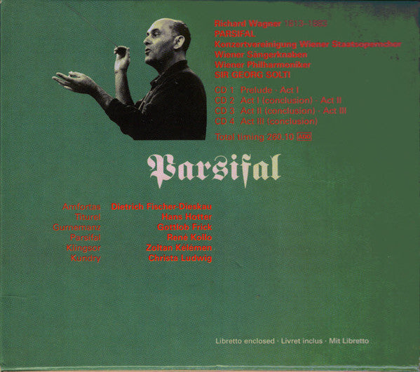 Wagner* - Wiener Philharmoniker, Georg Solti : Parsifal (4xCD, RE, RM + Box)