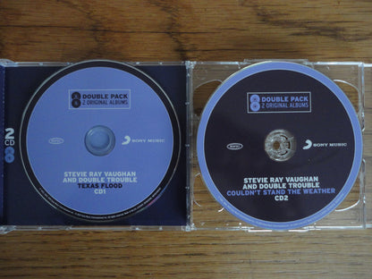 Stevie Ray Vaughan & Double Trouble : Texas Flood / Couldn't Stand The Weather (2xCD, Comp)