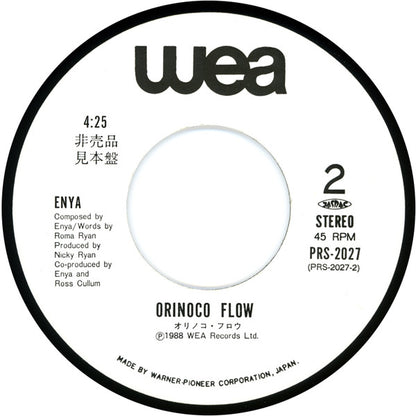 Enya : Evening Falls... (7", Single, Promo)