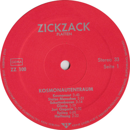 Kosmonautentraum : Juri Gagarin (LP, Album, RP)