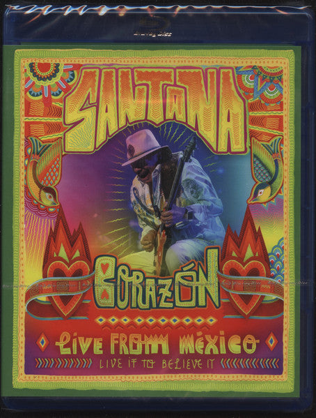 Santana : Corazón: Live From México - Live It To Believe It (Blu-ray, Album, Dol)