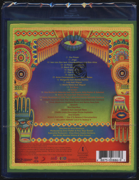 Santana : Corazón: Live From México - Live It To Believe It (Blu-ray, Album, Dol)