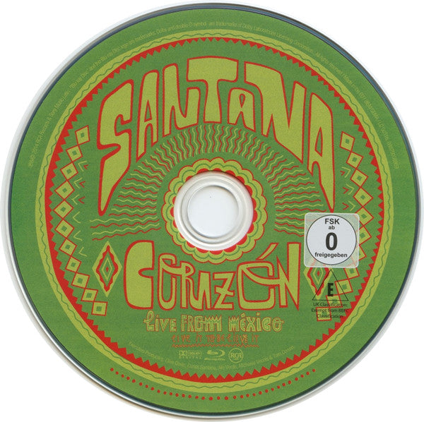 Santana : Corazón: Live From México - Live It To Believe It (Blu-ray, Album, Dol)