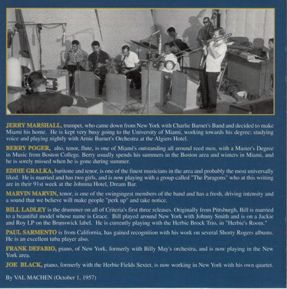 The Octet (2) : Gold Coast Jazz (CD, Album, RE)