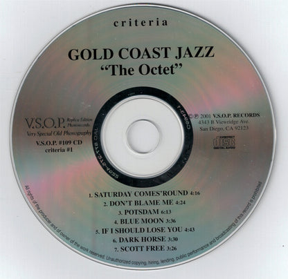 The Octet (2) : Gold Coast Jazz (CD, Album, RE)