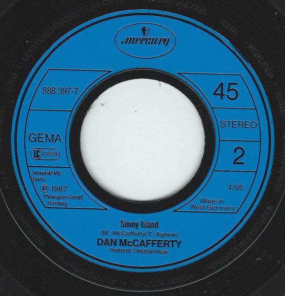 Dan McCafferty : Starry Eyes (7", Single)