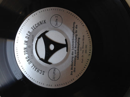 Prof. Dr. Ing. Werner Bürck : Die Bedeutung Der Lautstärkeempfindung, Ihre Messung Und Beurteilung Für Die Lärmbekämpfung (7")