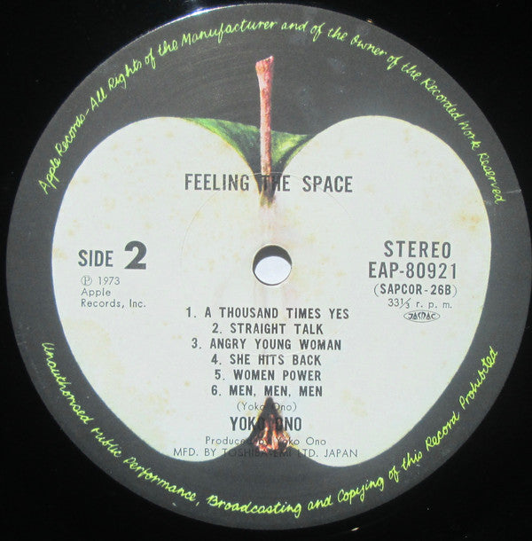 Yoko Ono / Plastic Ono Band* & Something Different : Feeling The Space (LP, Album)