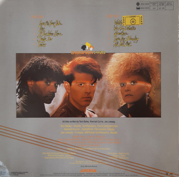Thompson Twins : Quick Step & Side Kick (LP, Album)