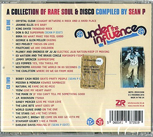 Sean P* : Under The Influence Volume Five (A Collection Of Rare Soul & Disco) (2xCD, Comp)