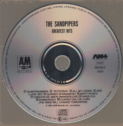 The Sandpipers : Greatest Hits (CD, Comp)