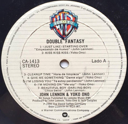 John Lennon & Yoko Ono : Double Fantasy (LP, Album)