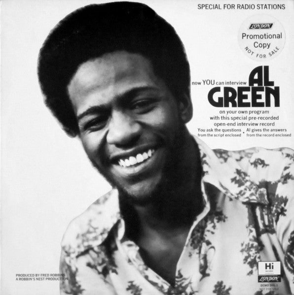 Al Green : Now You Can Interview Al Green (LP, Promo, She)