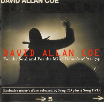 David Allan Coe : For The Soul And For The Mind Demo's Of '71-'74 (CD, Album + DVD-V)