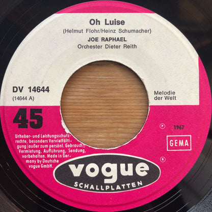 Joe Raphael : Oh Luise (7", Single)