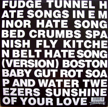 Fudge Tunnel : Hate Songs In E Minor (LP, Album + 7", Ltd)