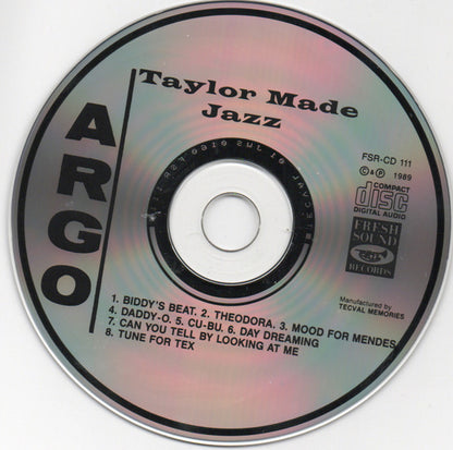 Billy Taylor : Taylor Made Jazz (CD, Album, RE)